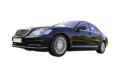 Image showing Modern luxury executive car