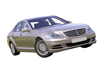 Image showing Modern luxury executive car