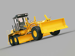 Image showing Modern grader 