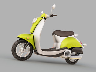 Image showing Classic scooter