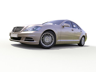 Image showing Modern luxury executive car