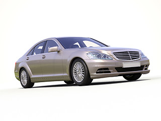 Image showing Modern luxury executive car