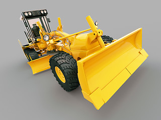 Image showing Modern grader 