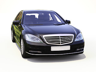 Image showing Modern luxury executive car