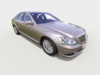 Image showing Modern luxury executive car