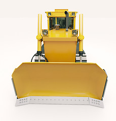 Image showing Heavy crawler bulldozer 