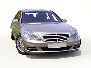 Image showing Modern luxury executive car