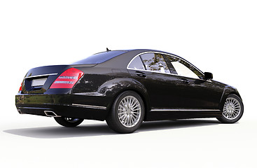 Image showing Modern luxury executive car