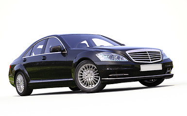 Image showing Modern luxury executive car