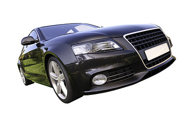 Image showing Modern luxury car isolated