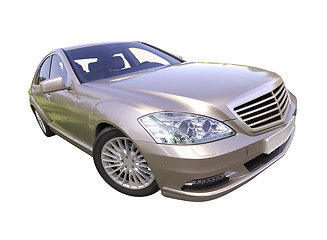 Image showing Modern luxury executive car