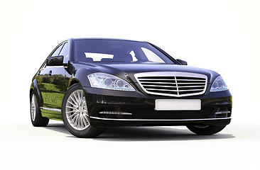 Image showing Modern luxury executive car