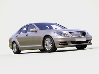 Image showing Modern luxury executive car