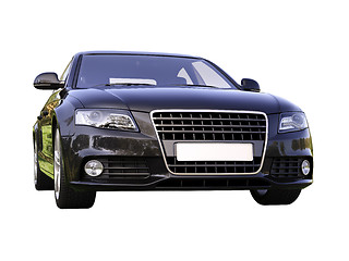 Image showing Modern luxury car isolated