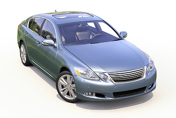 Image showing Modern car on a light background