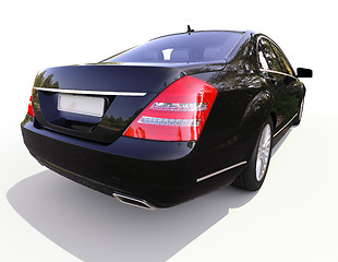 Image showing Modern luxury executive car