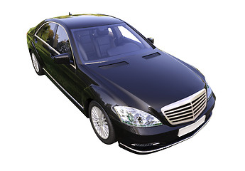 Image showing Modern luxury executive car