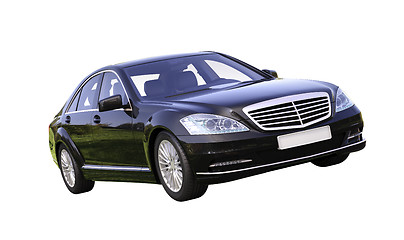 Image showing Modern luxury executive car