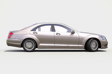 Image showing Modern luxury executive car