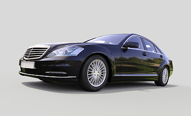 Image showing Modern luxury executive car