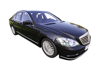 Image showing Modern luxury executive car