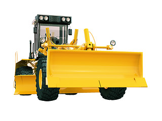 Image showing Modern grader isolated