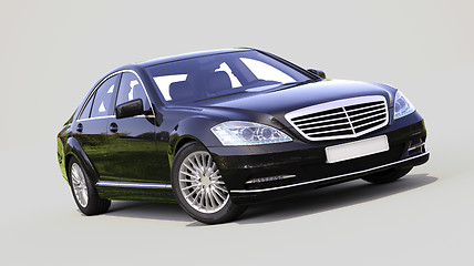 Image showing Modern luxury executive car