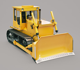 Image showing Heavy crawler bulldozer 