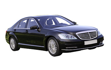 Image showing Modern luxury executive car