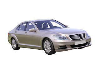 Image showing Modern luxury executive car