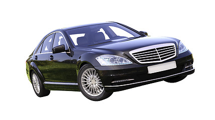 Image showing Modern luxury executive car