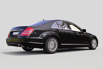 Image showing Modern luxury executive car