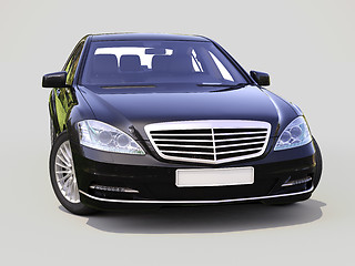 Image showing Modern luxury executive car