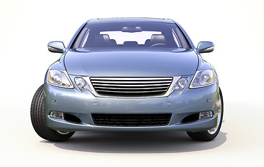 Image showing Modern car on a light background