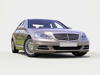 Image showing Modern luxury executive car