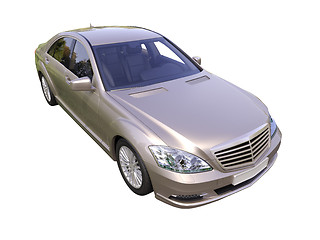 Image showing Modern luxury executive car