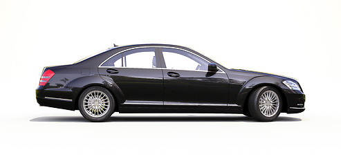 Image showing Modern luxury executive car