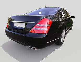 Image showing Modern luxury executive car