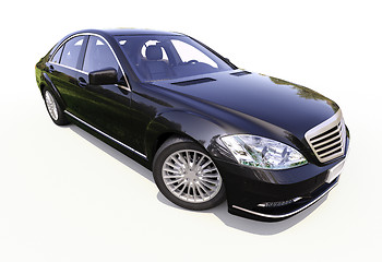 Image showing Modern luxury executive car