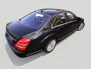 Image showing Modern luxury executive car