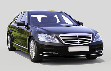 Image showing Modern luxury executive car