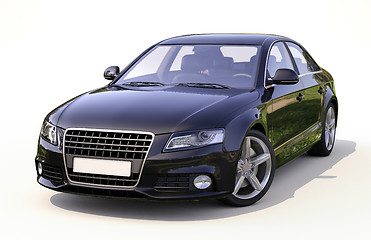 Image showing Modern car on a light background