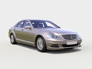 Image showing Modern luxury executive car