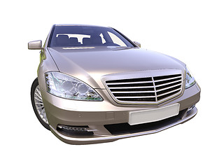 Image showing Modern luxury executive car