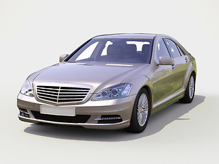 Image showing Modern luxury executive car