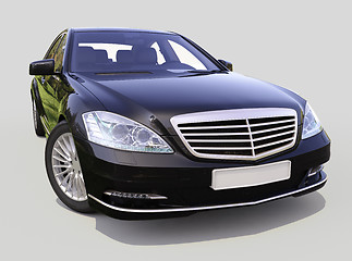 Image showing Modern luxury executive car