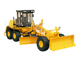 Image showing Modern grader isolated