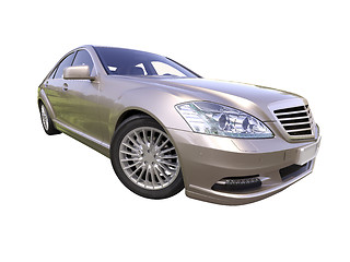 Image showing Modern luxury executive car