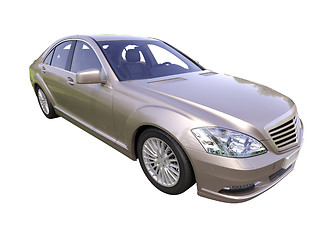 Image showing Modern luxury executive car