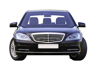 Image showing Modern luxury executive car